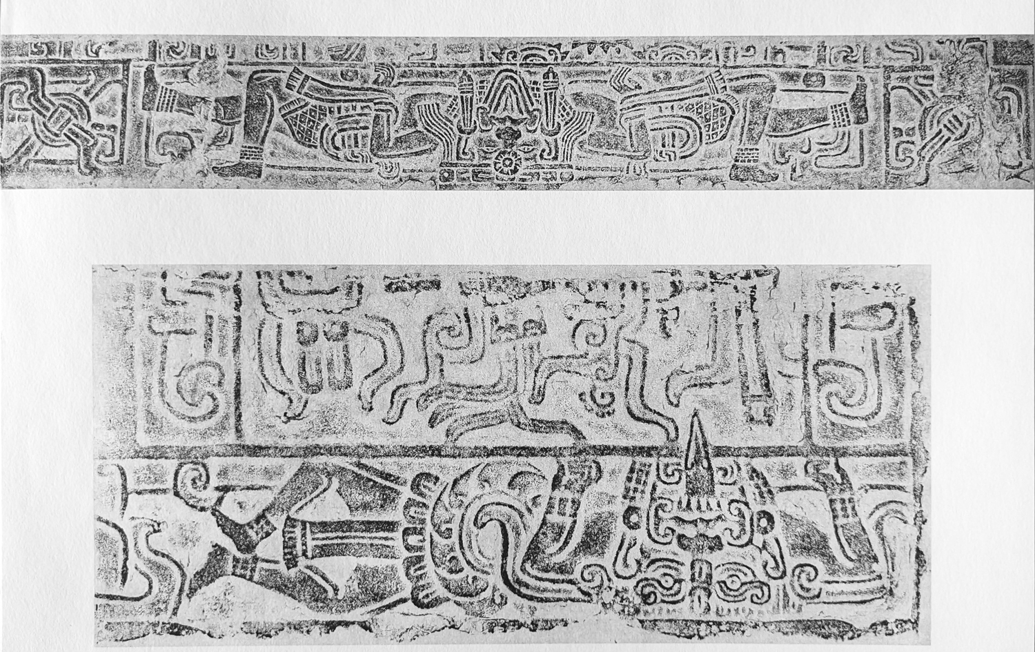 Relief at the ball Court - A, B