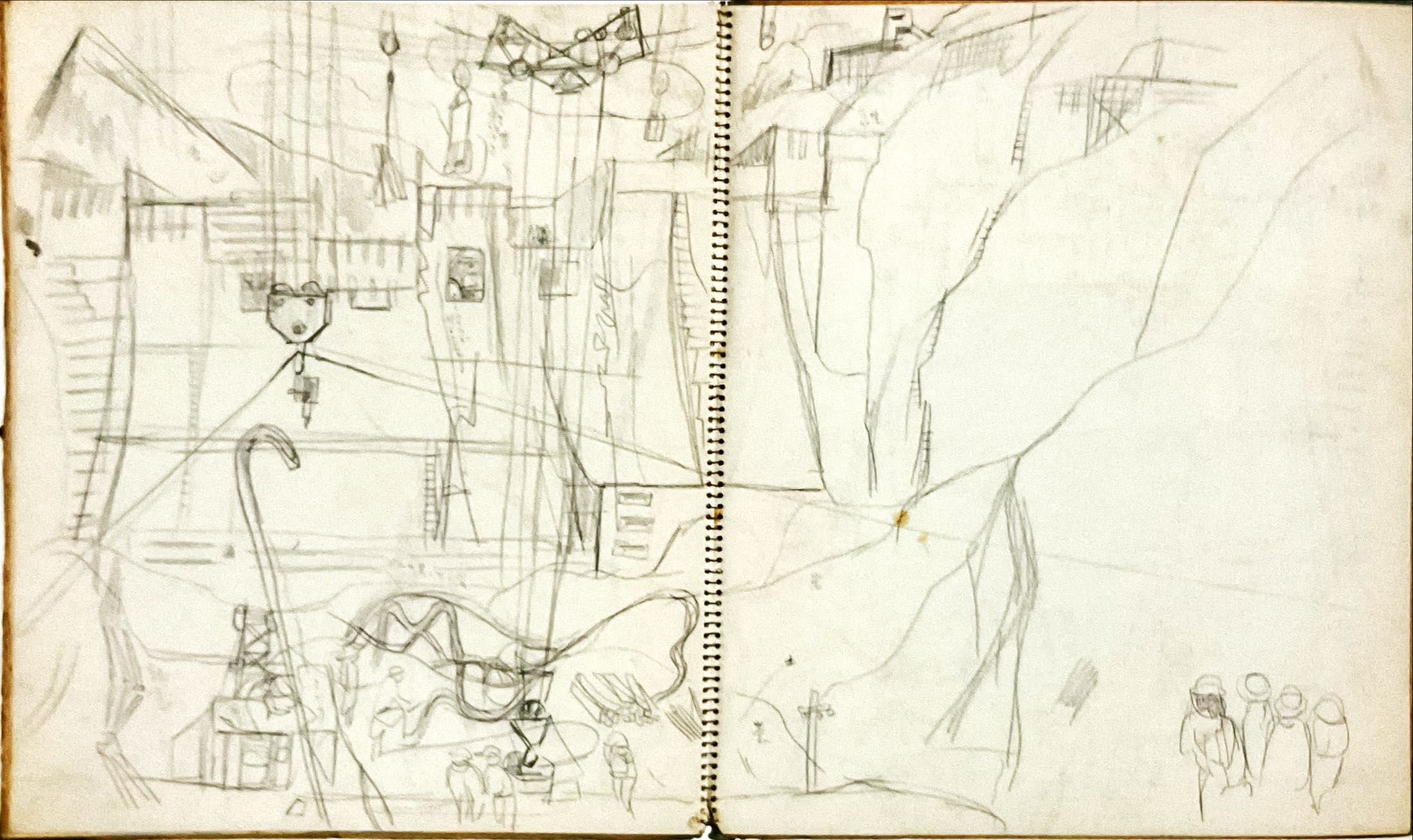 Sketch of the Construction of Sakuma Dam