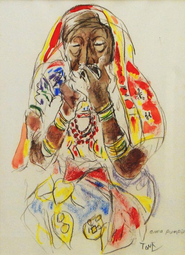 クーナ族の老婆